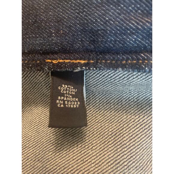 Banana Republic Vintage Y2K Denim Jean Skirt Women's Stretch Size 14 Classic - Picture 5 of 7